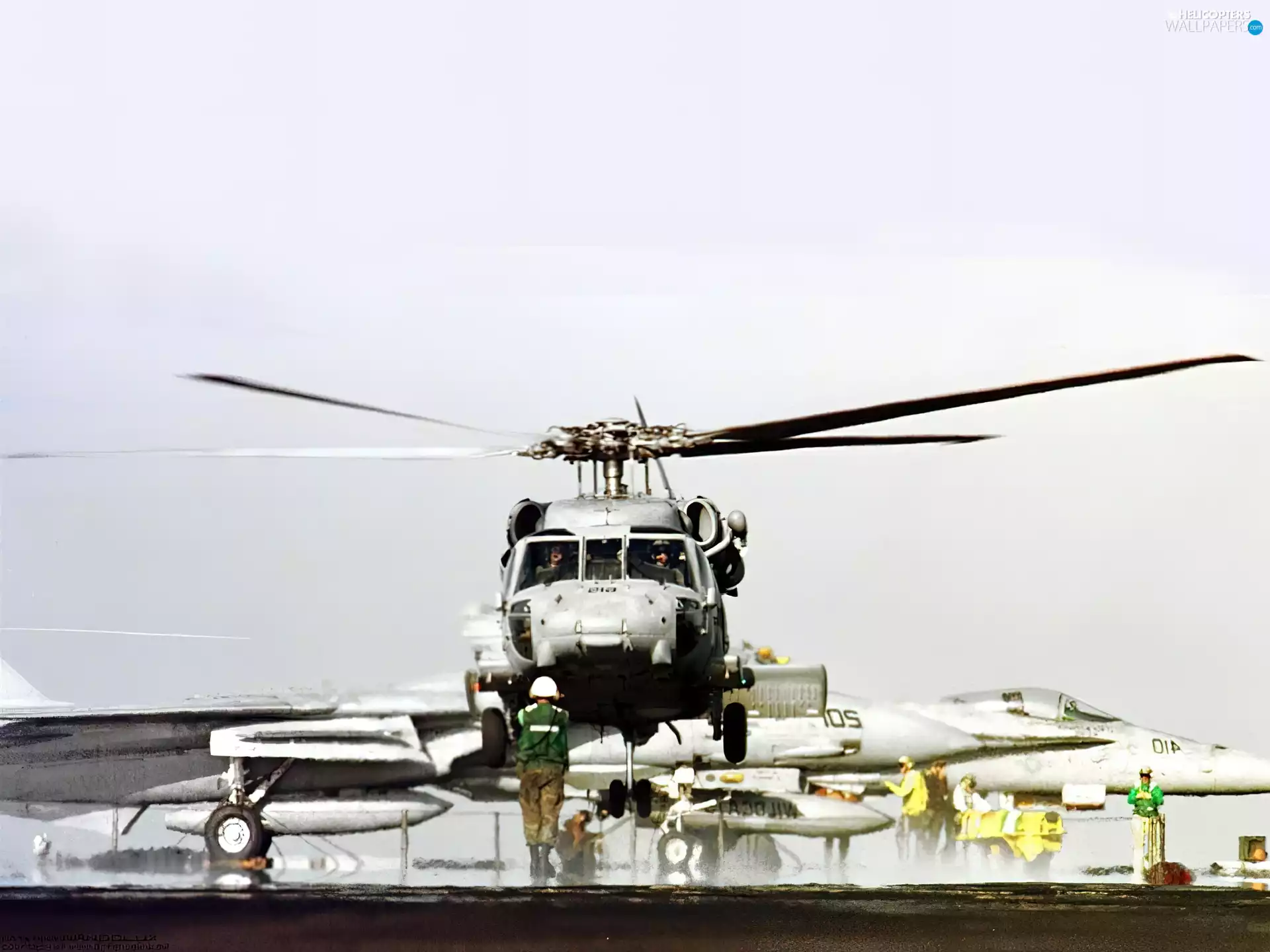 SH-60 Sea Hawk, aircraft carrier, Helicopter