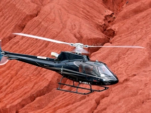 Eurocopter AS-350 Ecureuil, rocks